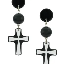 Серьги в форме крестов