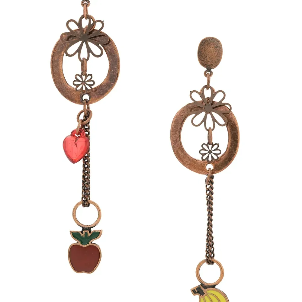 Серьги в форме фруктов