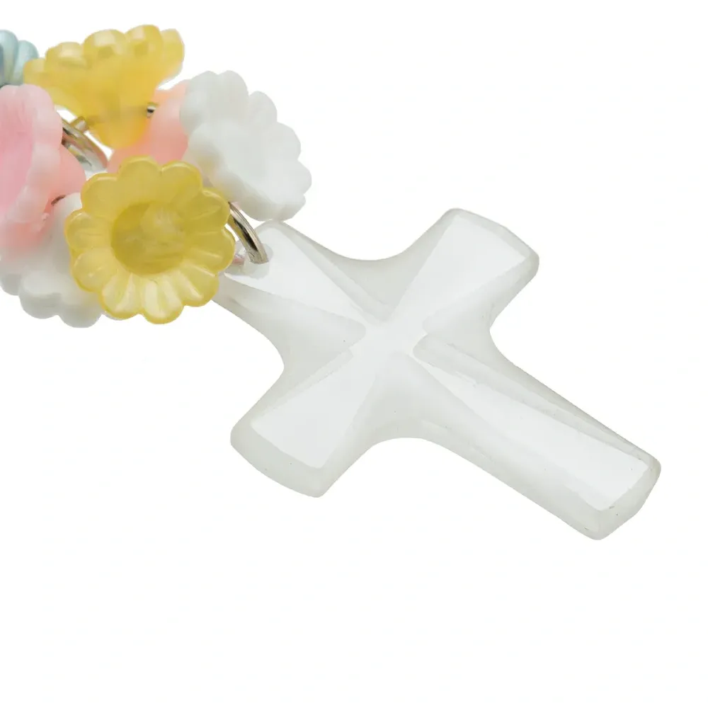 Серьги в форме прозрачных крестов