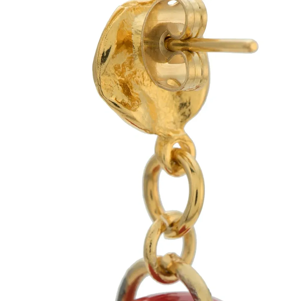 Серьги в виде цветов