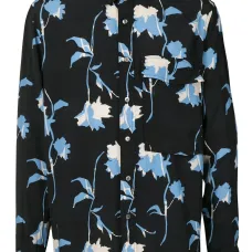 Рубашка с цветочным принтом