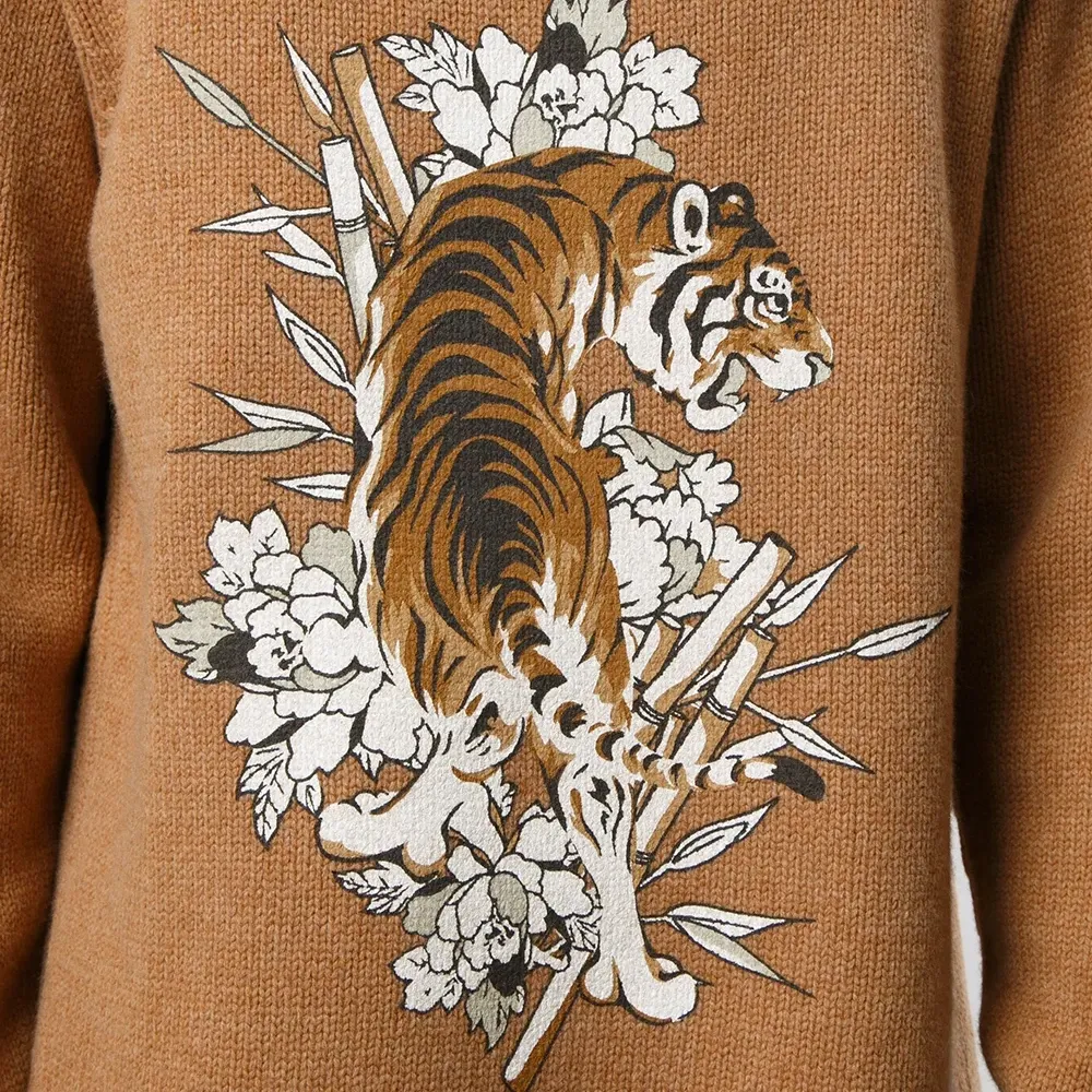 джемпер с принтом