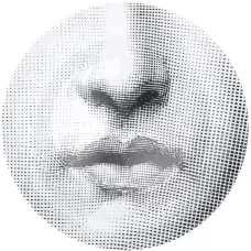 Тарелка с принтом