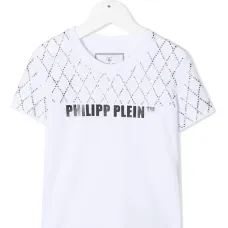 Футболка с короткими рукавами и стразами