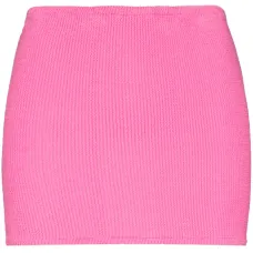 Юбка мини с жатым эффектом