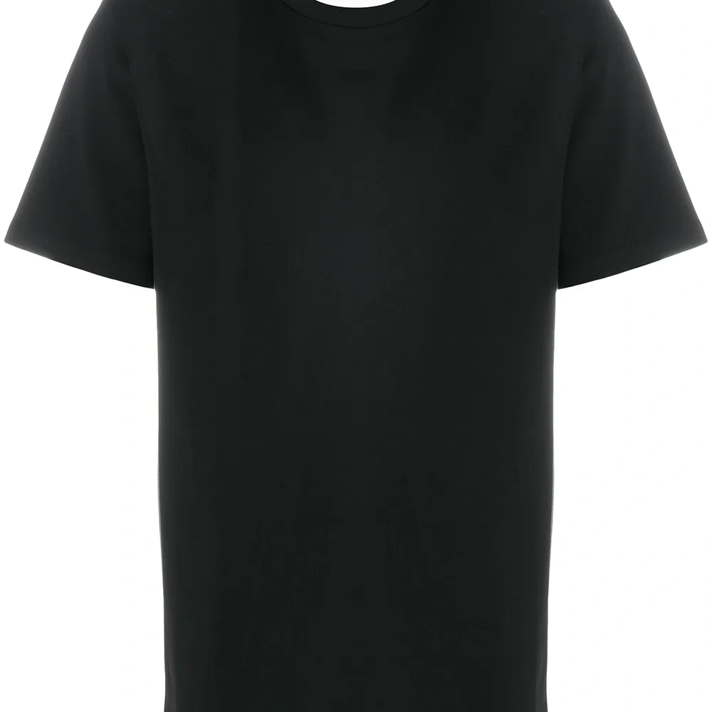 футболка с нашивкой-логотипом