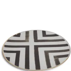 Тарелка Folkifunki' с геометричным принтом