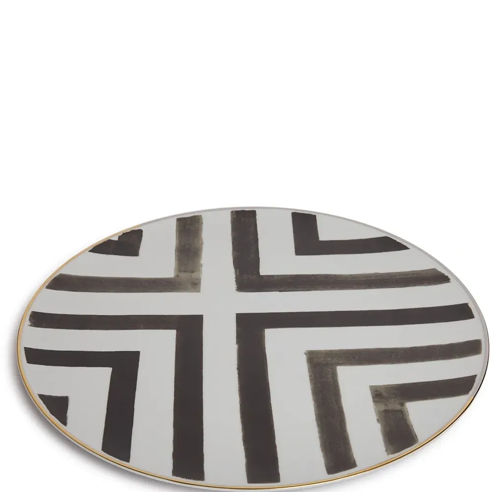 Тарелка Folkifunki' с геометричным принтом