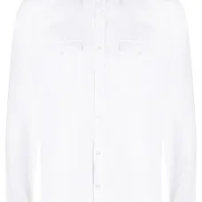 Рубашка узкого кроя на пуговицах