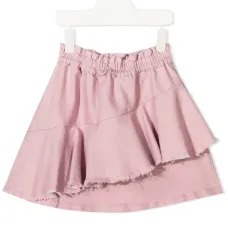 юбка с драпировкой и бахромой