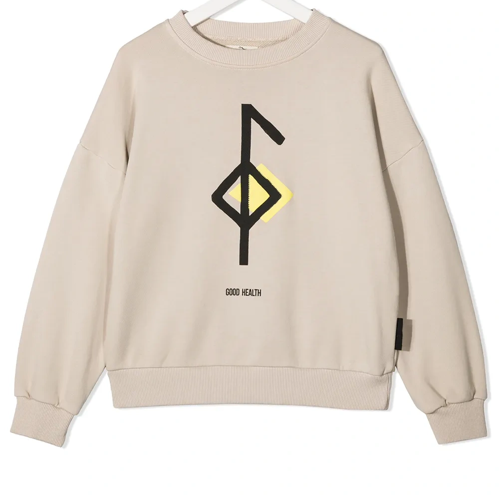 толстовка с графичным принтом