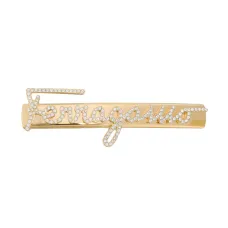 Заколка для волос со стразами