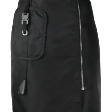 Юбка с завышенной талией на молнии