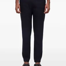 Прямые брюки с эластичным поясом