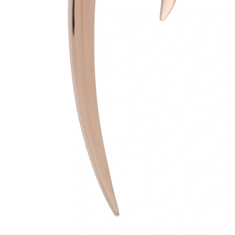 Позолоченная серьга-кольцо