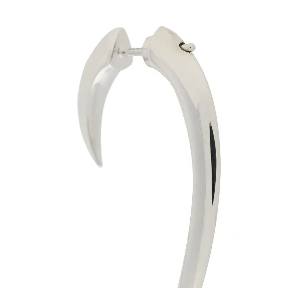 Серебряная серьга Fishhook