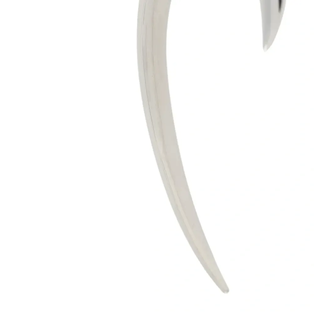 Серебряная серьга Fishhook