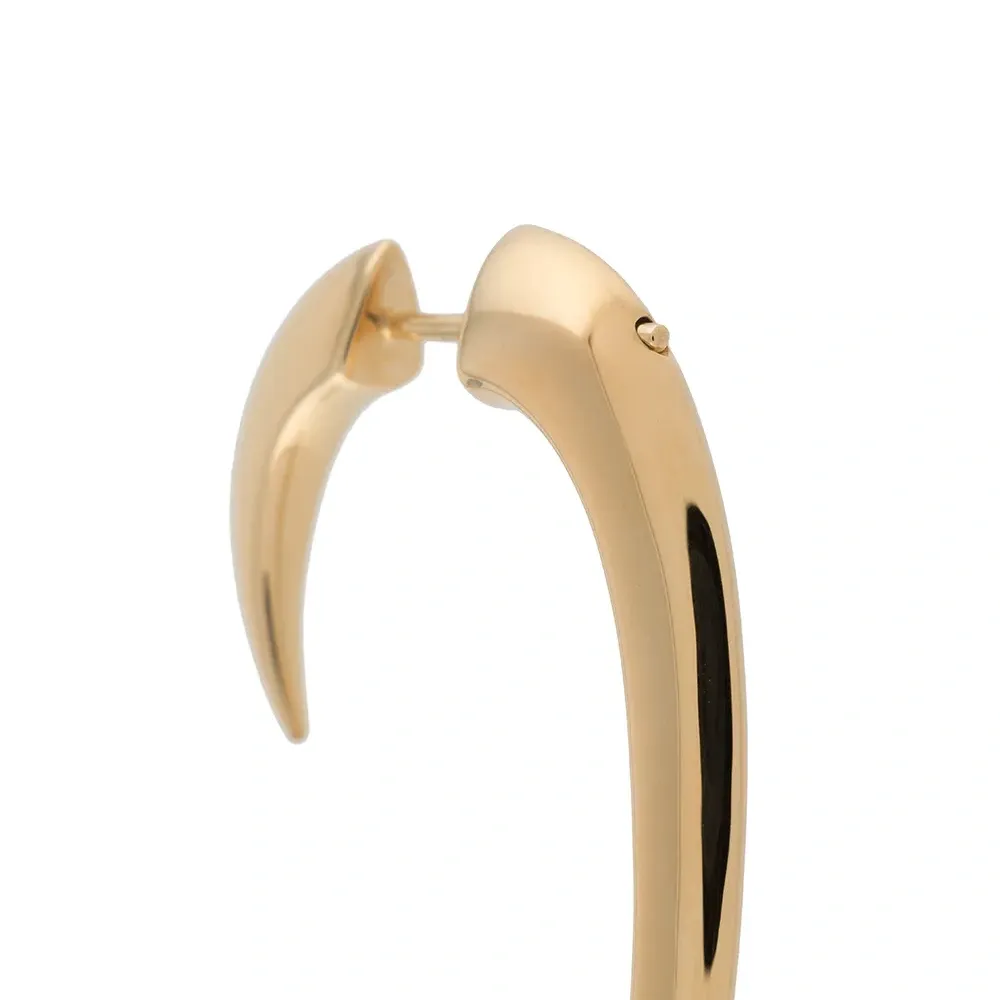 Позолоченная серьга-кольцо