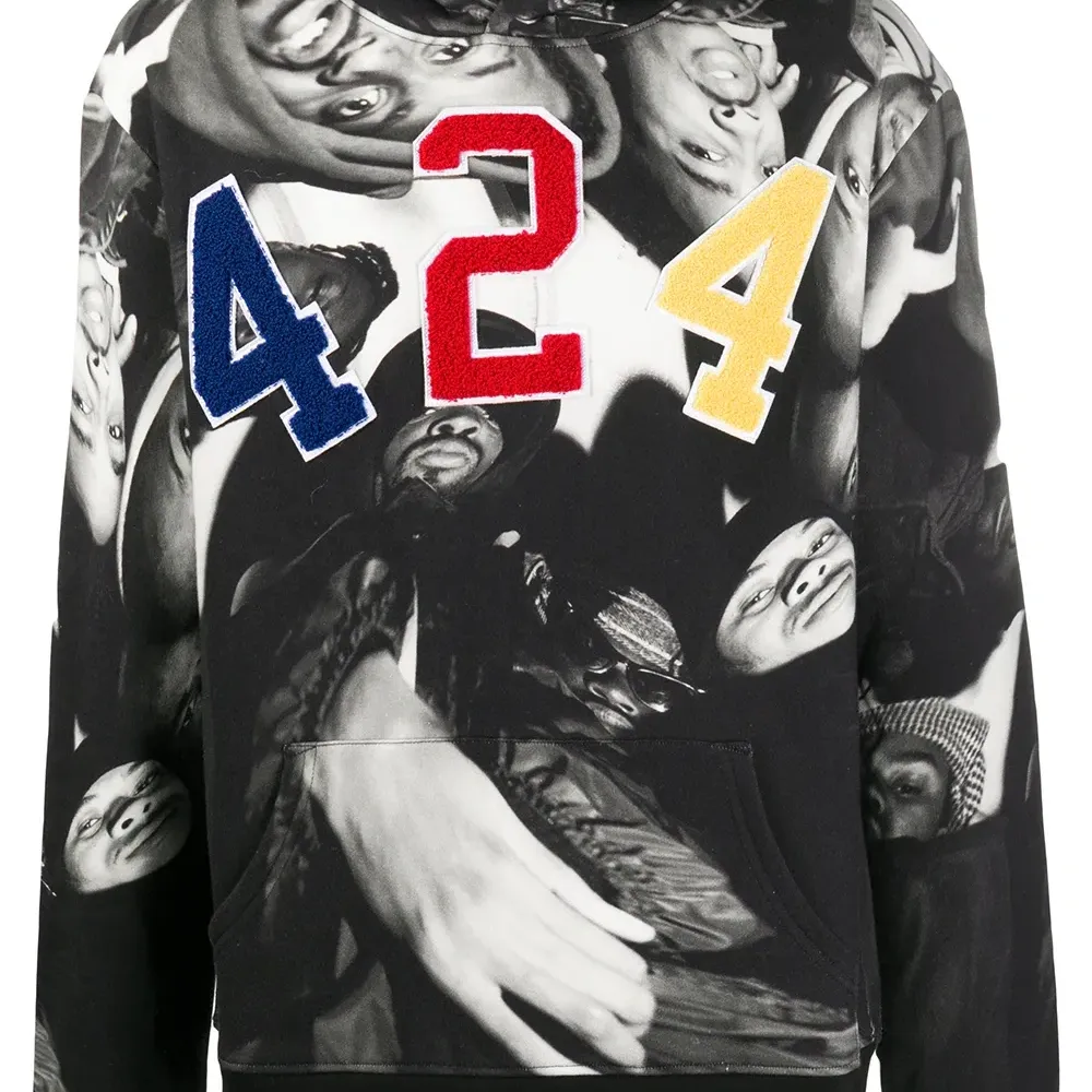 худи с принтом из коллаборации с Wu Tang