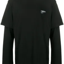 Многослойная футболка с логотипом Многослойная футболка с логотипом