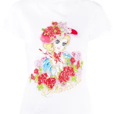 футболка с принтом