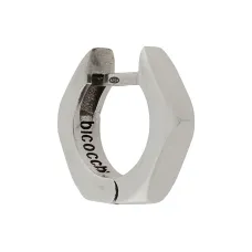 Граненая серьга-кольцо Граненая серьга-кольцо