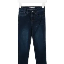 Джинсы кроя слим с эффектом потертости Джинсы кроя слим с эффектом потертости