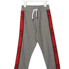 Спортивные брюки с логотипом на лампасах