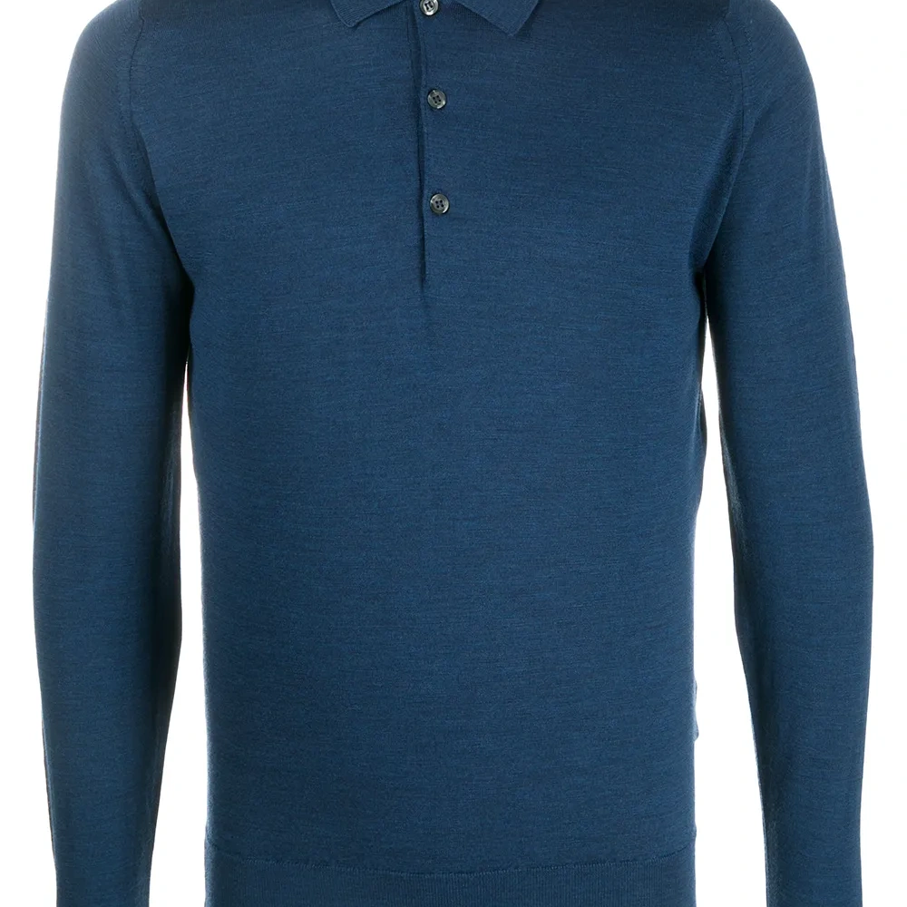 Рубашка поло с длинными рукавами