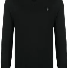 Джемпер с вышитым логотипом