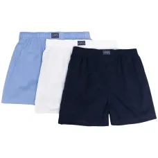 Комплект из трех боксеров с нашивкой-логотипом
