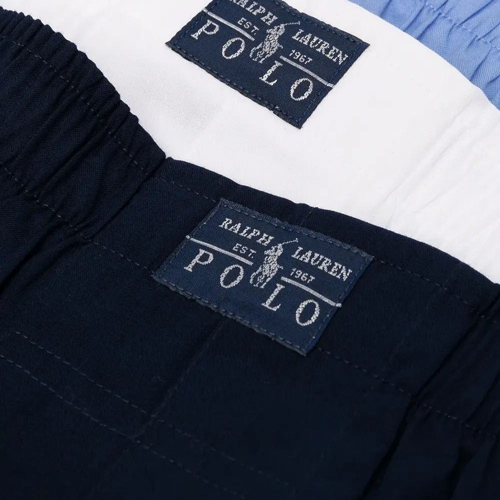 Комплект из трех боксеров с нашивкой-логотипом