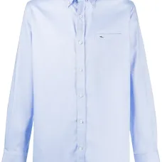 Рубашка с длинными рукавами и накладным карманом