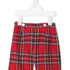 Клетчатые шорты строгого кроя