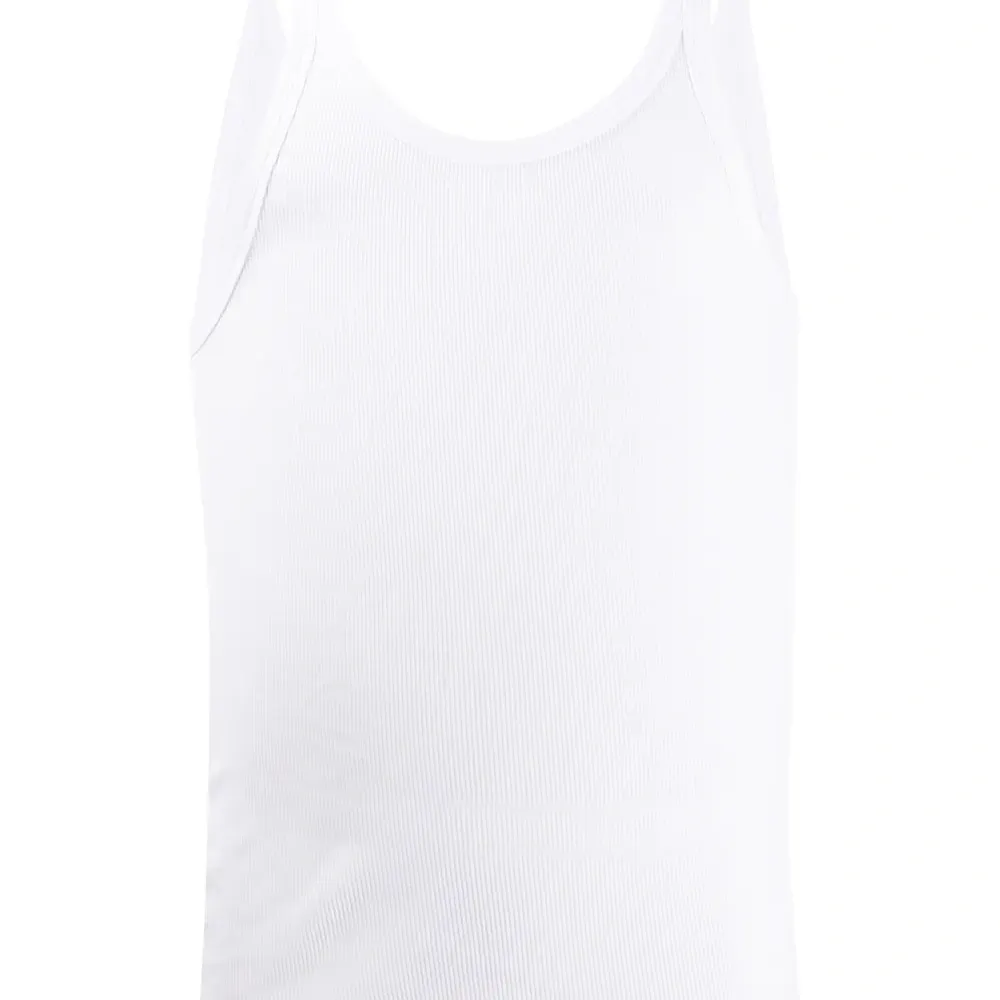 Топ без рукавов в рубчик