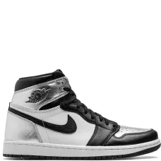 Кроссовки Air Jordan Retro 1 High Silver Toe