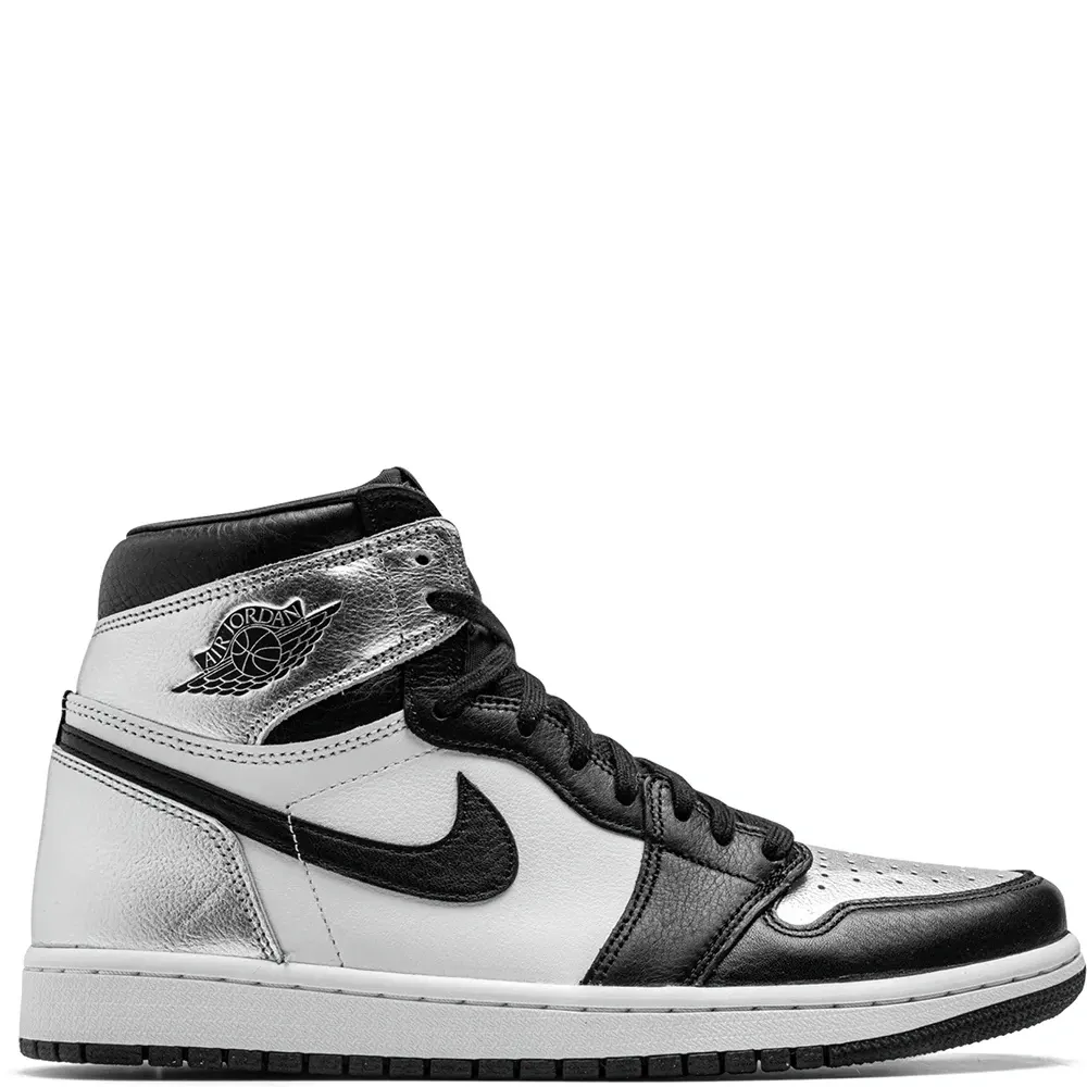 Кроссовки Air Jordan Retro 1 High Silver Toe