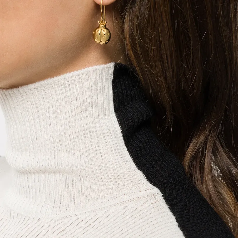 Серьга Aurélie в виде божьей коровки