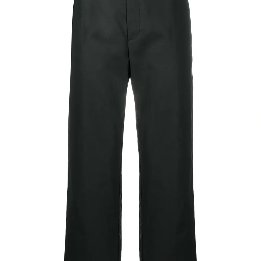 укороченные брюки прямого кроя