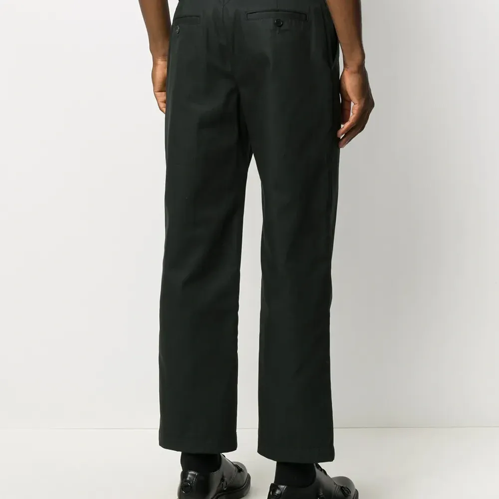 укороченные брюки прямого кроя