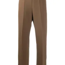 укороченные брюки с завышенной талией