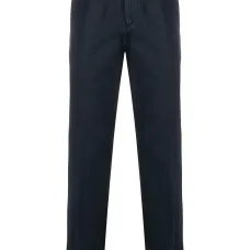 Прямые брюки со складками