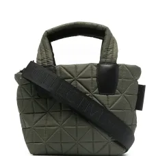 Стеганая сумка-тоут с геометричным узором