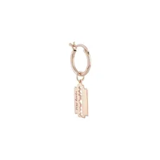 Серьга с гравированным логотипом Серьга с гравированным логотипом