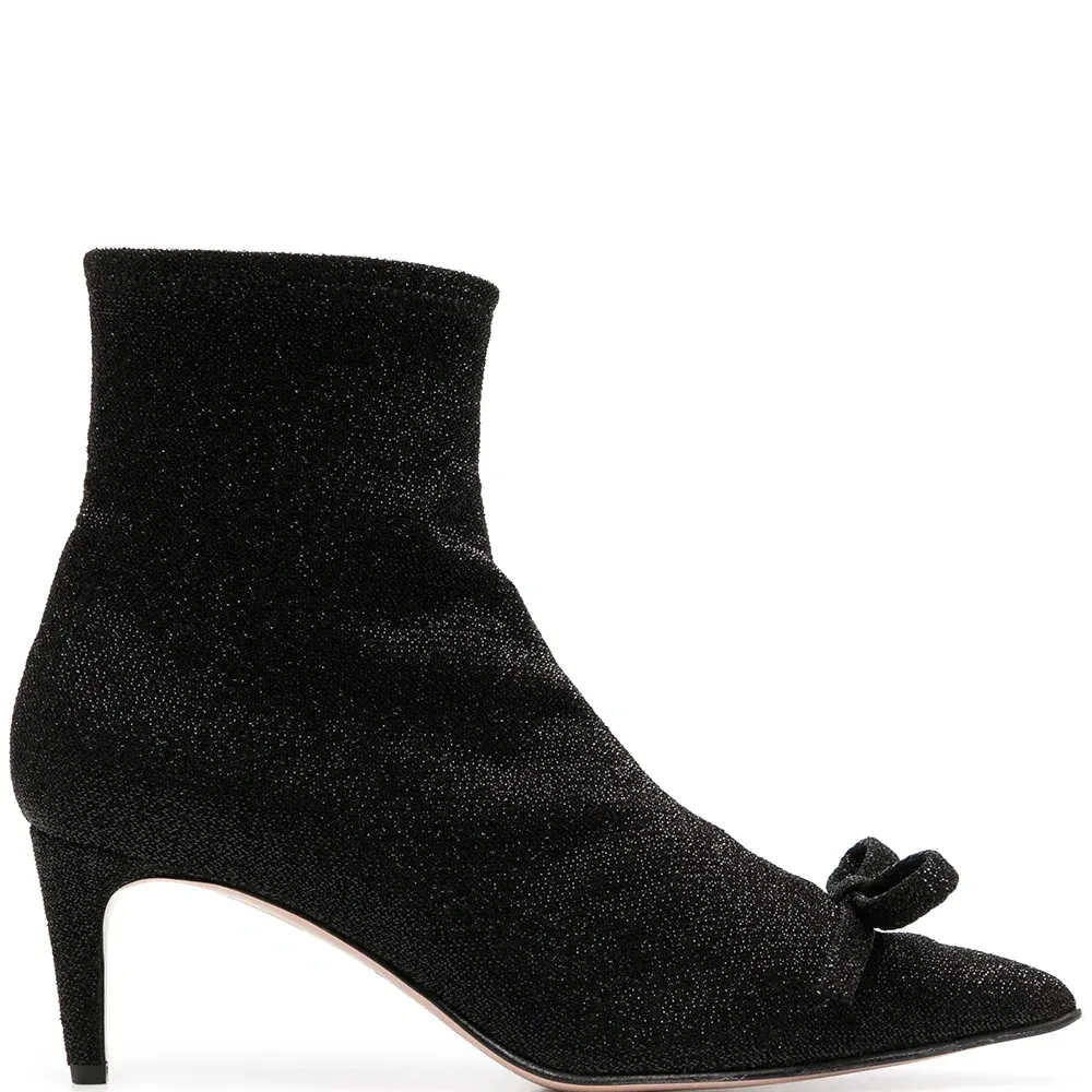 Ботильоны с бантом