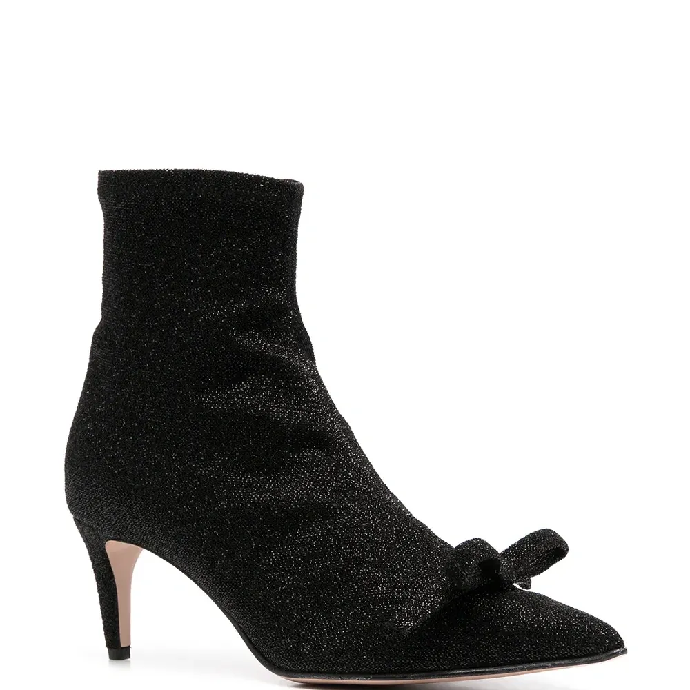 Ботильоны с бантом