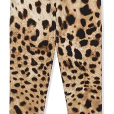 Леггинсы с леопардовым принтом