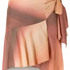 Юбка с эффектом градиента