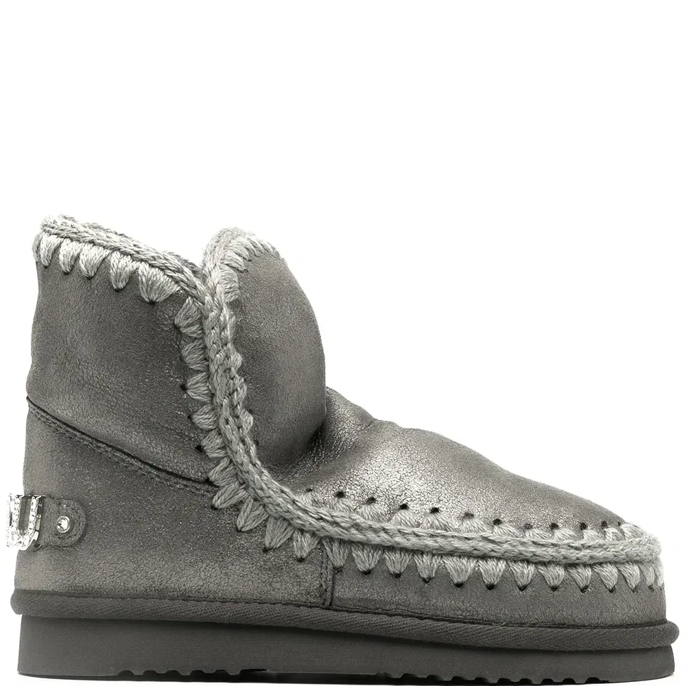 ботинки Eskimo с эффектом металлик