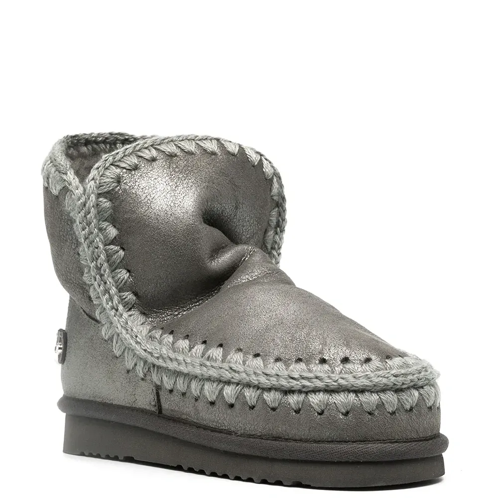 ботинки Eskimo с эффектом металлик